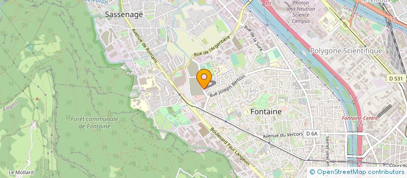 localisation de l'entreprise POIDS LOURDS ASSISTANCE à FONTAINE