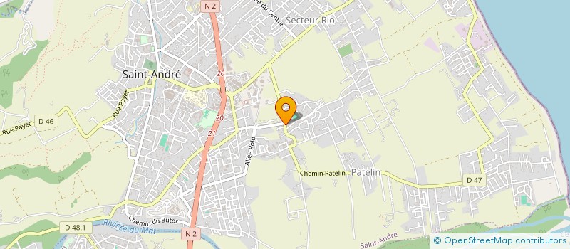 localisation de l'entreprise POIDS LOURDS CONTROLE à SAINT-ANDRE