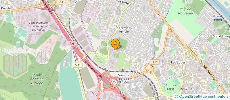 localisation de l'entreprise POIDS LOURDS CONTROLE VILLABE à RIS-ORANGIS
