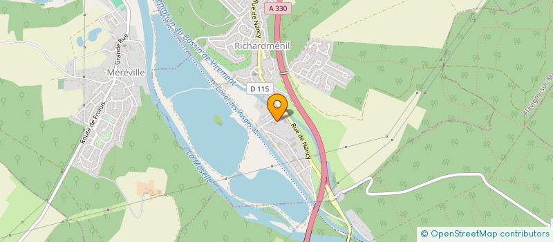 localisation de l'entreprise POIDS LOURDS SERVICE à RICHARDMENIL