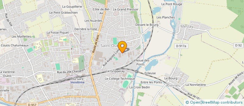 localisation de l'entreprise POIDS LOURDS VENDOMOIS à SAINT-OUEN