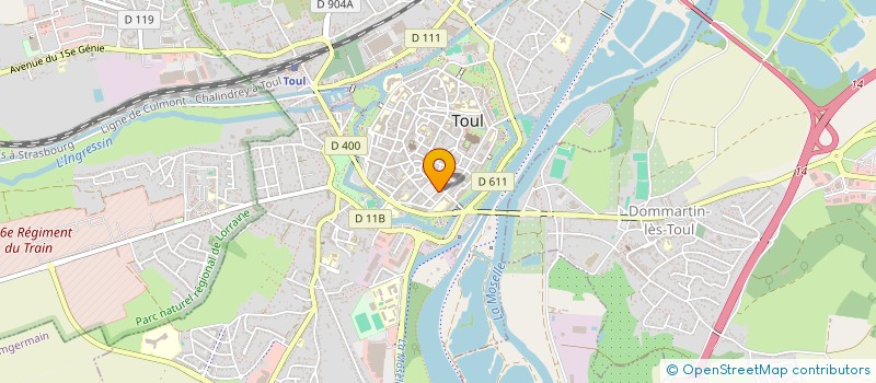 localisation de l'entreprise POIDS PLUME à TOUL