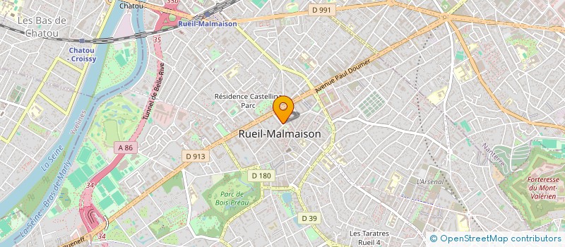 localisation de l'entreprise POIDS PLUME à RUEIL-MALMAISON