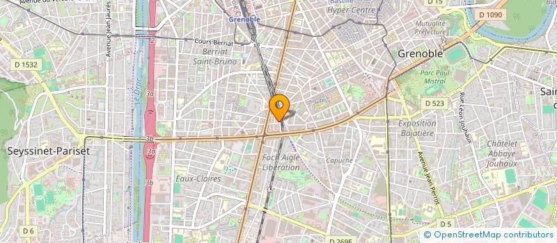 localisation de l'entreprise POIDS PLUME à GRENOBLE