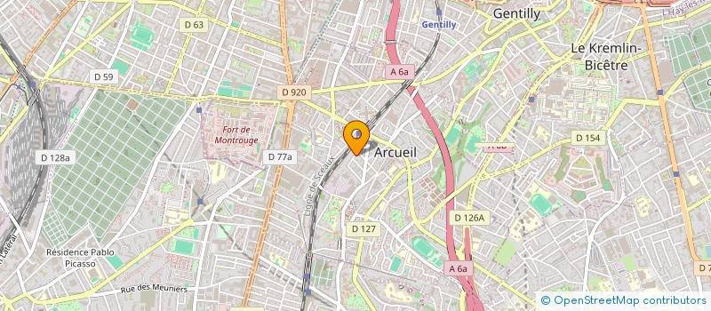 localisation de l'entreprise POIDS PLUME  ARCUEIL