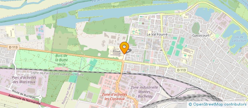 localisation de l'entreprise POIDS-PLUMES  MANTES-LA-JOLIE