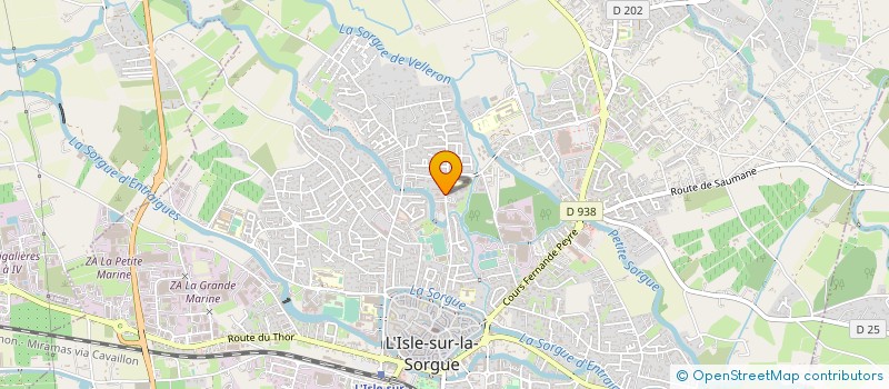 localisation de l'entreprise POIE'O à L'ISLE-SUR-LA-SORGUE