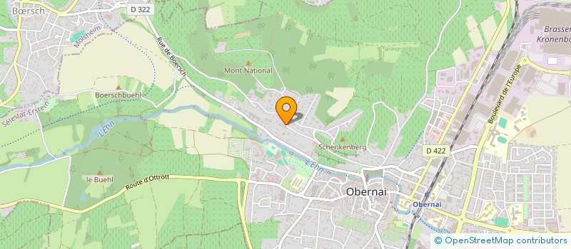 localisation de l'entreprise POIEO  OBERNAI