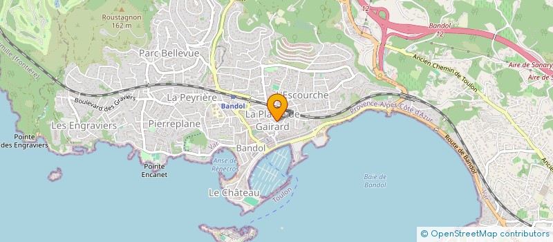 localisation de l'entreprise POIESIS à BANDOL