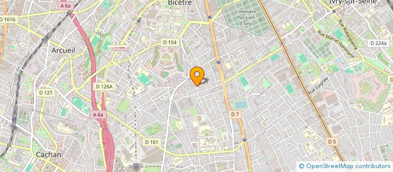 localisation de l'entreprise POIESIS à VILLEJUIF