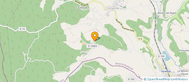 localisation de l'entreprise POIGNET EXPLOITATION FORESTIERE à SAINTE-FEREOLE