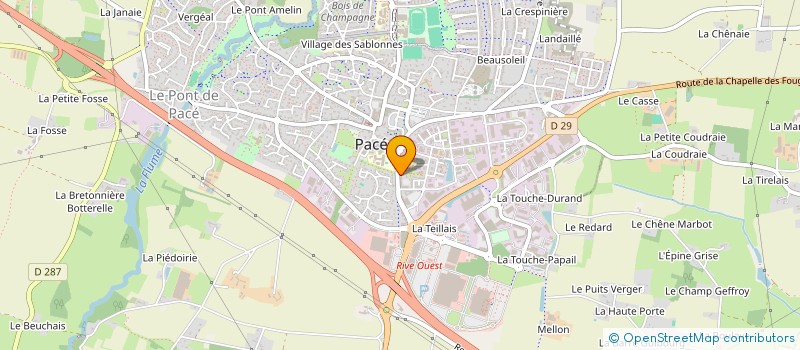 localisation de l'entreprise POIL D'ELEGANCE à PACE