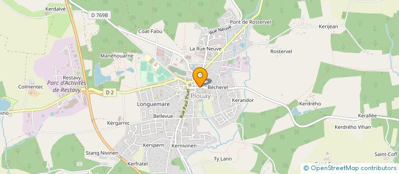 localisation de l'entreprise POIL DE CAROTTE à PLOUAY