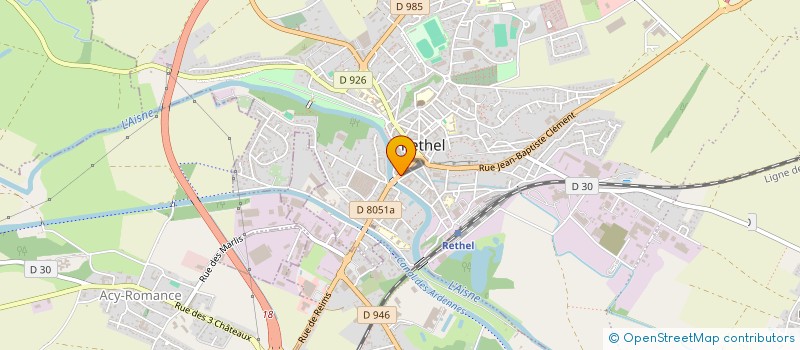 localisation de l'entreprise POIL DE CAROTTE à RETHEL