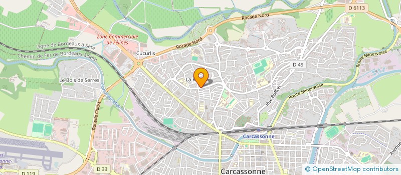 localisation de l'entreprise POILS AUX PATTES à CARCASSONNE