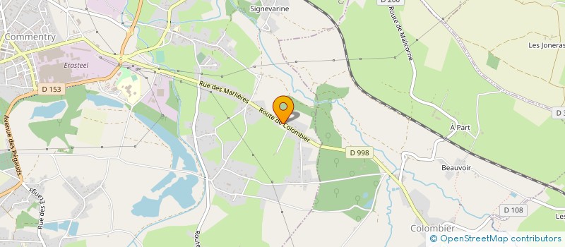 localisation de l'entreprise POILS D'EVEIL à COMMENTRY