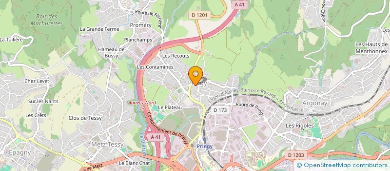 localisation de l'entreprise POILS DE BONHEUR - MEDIATION PAR L'ANIMAL à FILLIERE