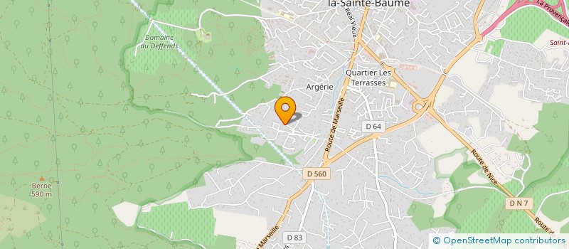 localisation de l'entreprise POILS O PATTES à SAINT-MAXIMIN-LA-SAINTE-BAUME
