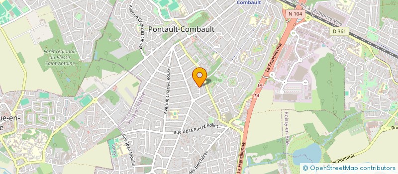 localisation de l'entreprise POILUS AND CO à PONTAULT-COMBAULT