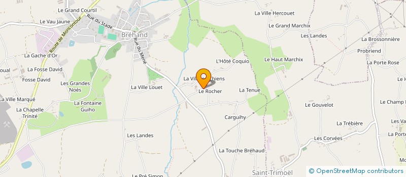 localisation de l'entreprise POILVERT à BREHAND