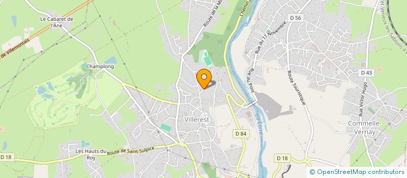 localisation de l'entreprise POINAT INVEST  VILLEREST