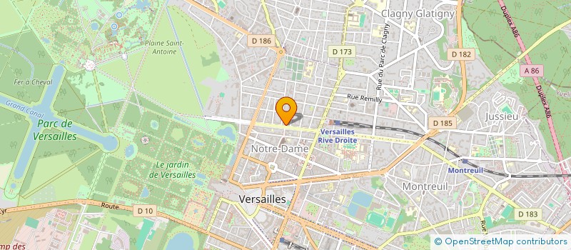 localisation de l'entreprise POINCARE 246 à VERSAILLES