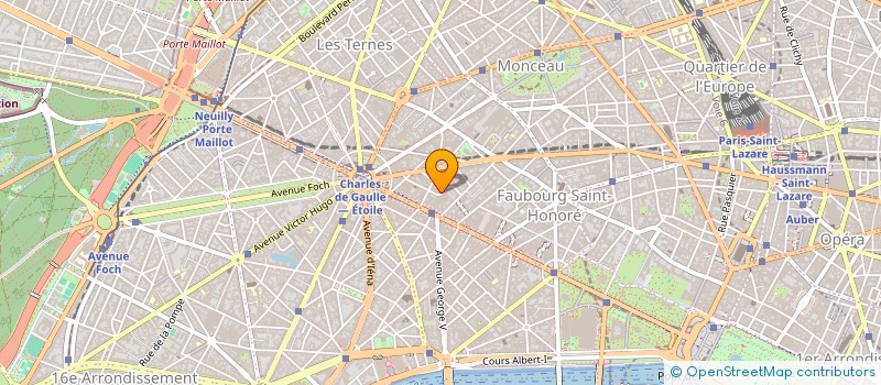 localisation de l'entreprise POINCARE  PARIS