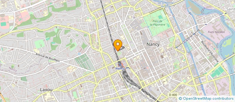 localisation de l'entreprise POINCARE ASSOCIES  NANCY