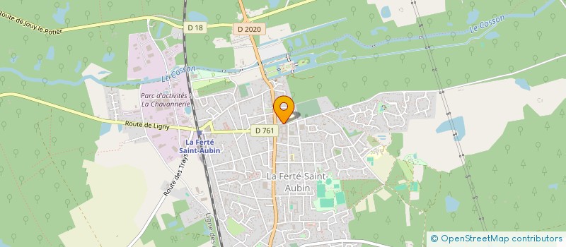 localisation de l'entreprise POINCLOUX EXPLETIVE à LA FERTE-SAINT-AUBIN
