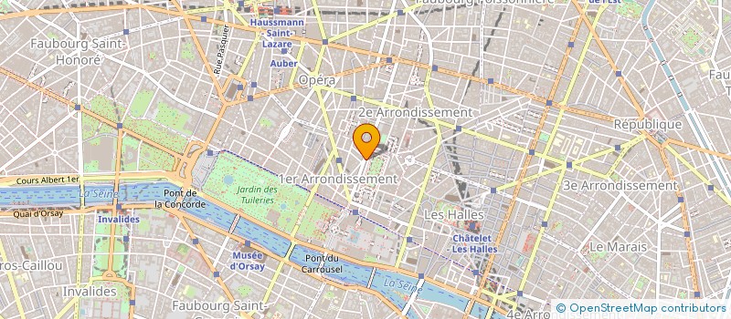 localisation de l'entreprise POINDESSAULT SARL à PARIS