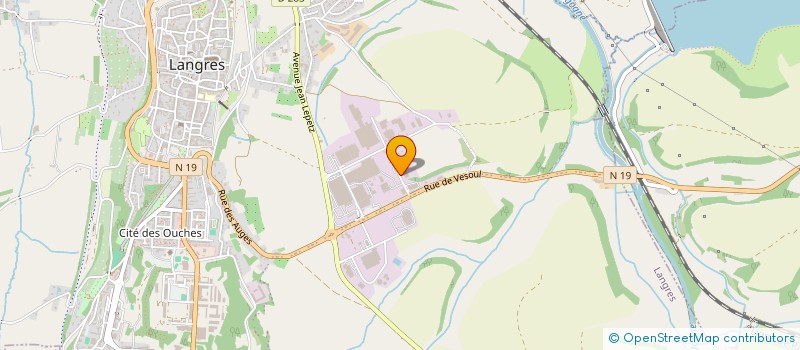 localisation de l'entreprise POINFOR  LANGRES