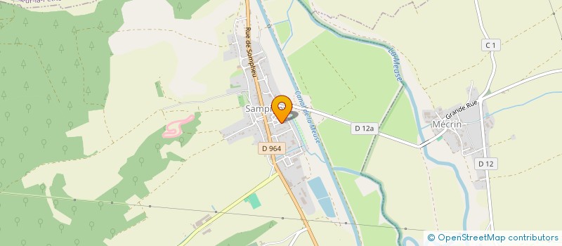 localisation de l'entreprise POING CARRE à SAMPIGNY