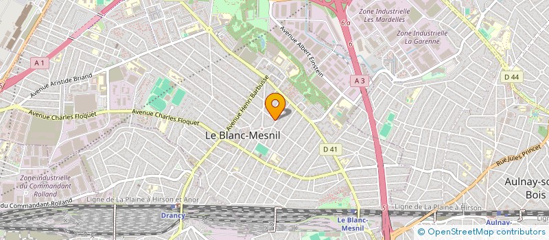 localisation de l'entreprise POING D'HORIZON à LE BLANC-MESNIL