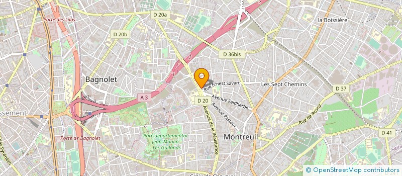 localisation de l'entreprise POINGT URETA BOUCHON à MONTREUIL