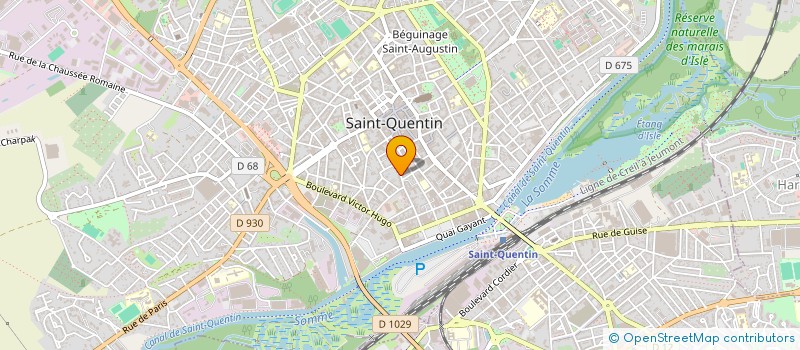 localisation de l'entreprise POINKOM à SAINT-QUENTIN