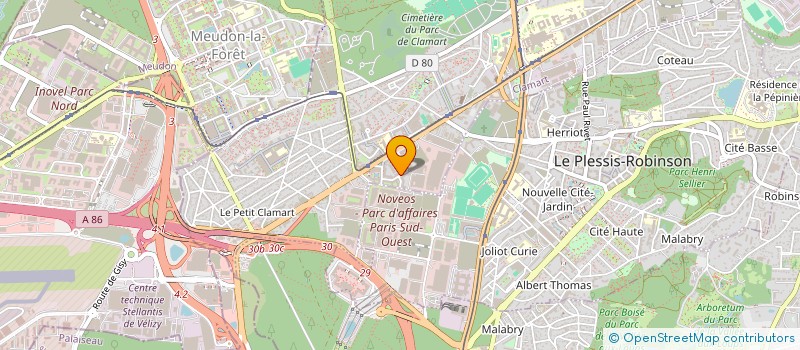 localisation de l'entreprise POINOT RAVELOSON à CLAMART