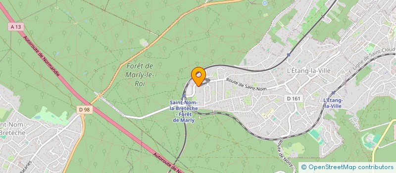 localisation de l'entreprise POINRI  L'ETANG-LA-VILLE