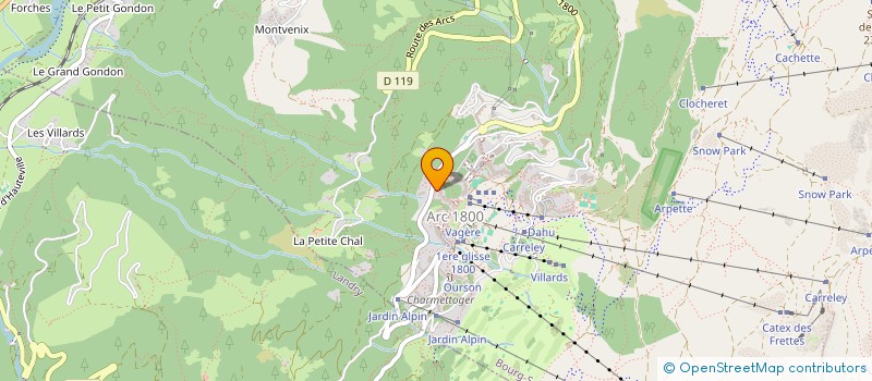 localisation de l'entreprise POINSIGNON RODOLPHE - MULLER CELINE  BOURG-SAINT-MAURICE