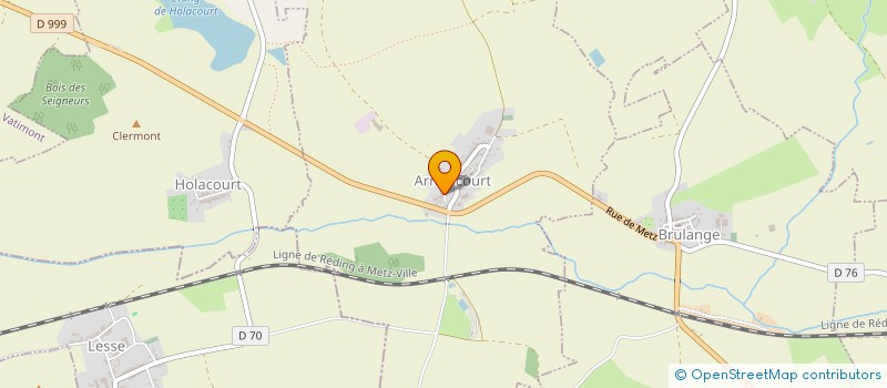 localisation de l'entreprise POINSIM ENERGIES à ARRAINCOURT