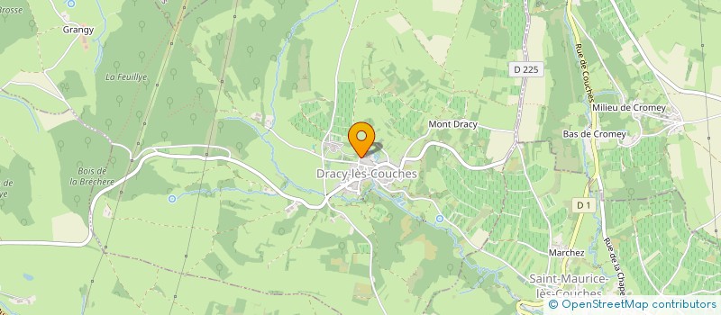 localisation de l'entreprise POINSOT CHRISTOPHE  DRACY-LES-COUCHES