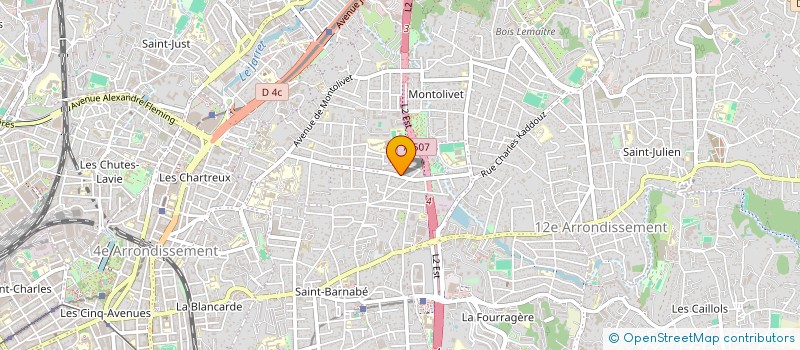localisation de l'entreprise POINT 1 à MARSEILLE