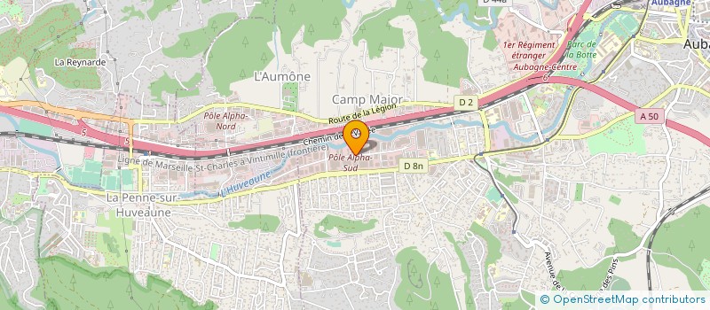 localisation de l'entreprise POINT 17  AUBAGNE