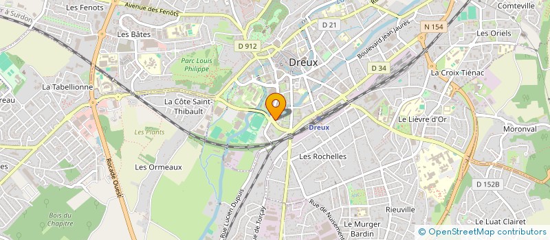 localisation de l'entreprise POINT 2 à DREUX