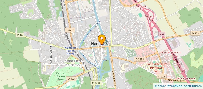 localisation de l'entreprise POINT 24 à NEMOURS