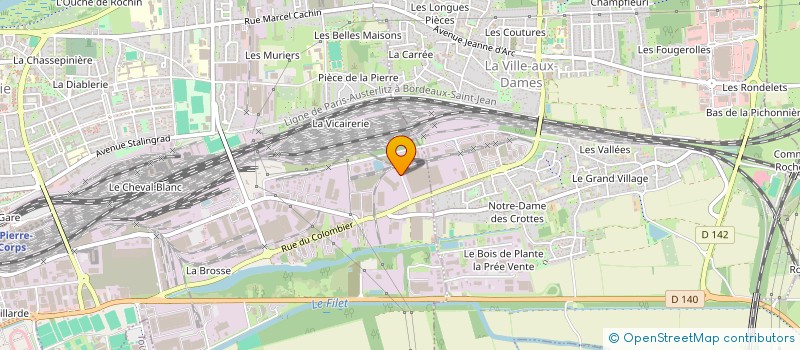 localisation de l'entreprise POINT 72  SAINT-PIERRE-DES-CORPS