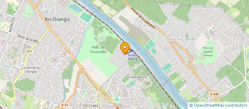 localisation de l'entreprise POINT-7M à RIS-ORANGIS
