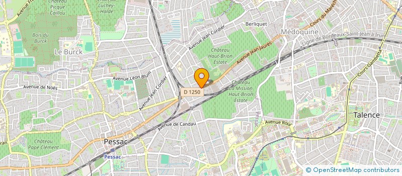 localisation de l'entreprise POINT  PESSAC