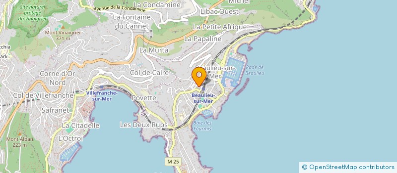 localisation de l'entreprise POINT A LA LIGNE à BEAULIEU-SUR-MER