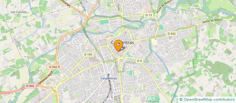 localisation de l'entreprise POINT ACCUEIL & ECOUTE JEUNES LE PASSAGE à CARPENTRAS