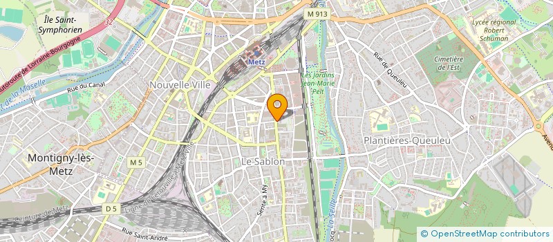 localisation de l'entreprise POINT ACCUEIL INSTALLATION DE LA MOSELLE  METZ